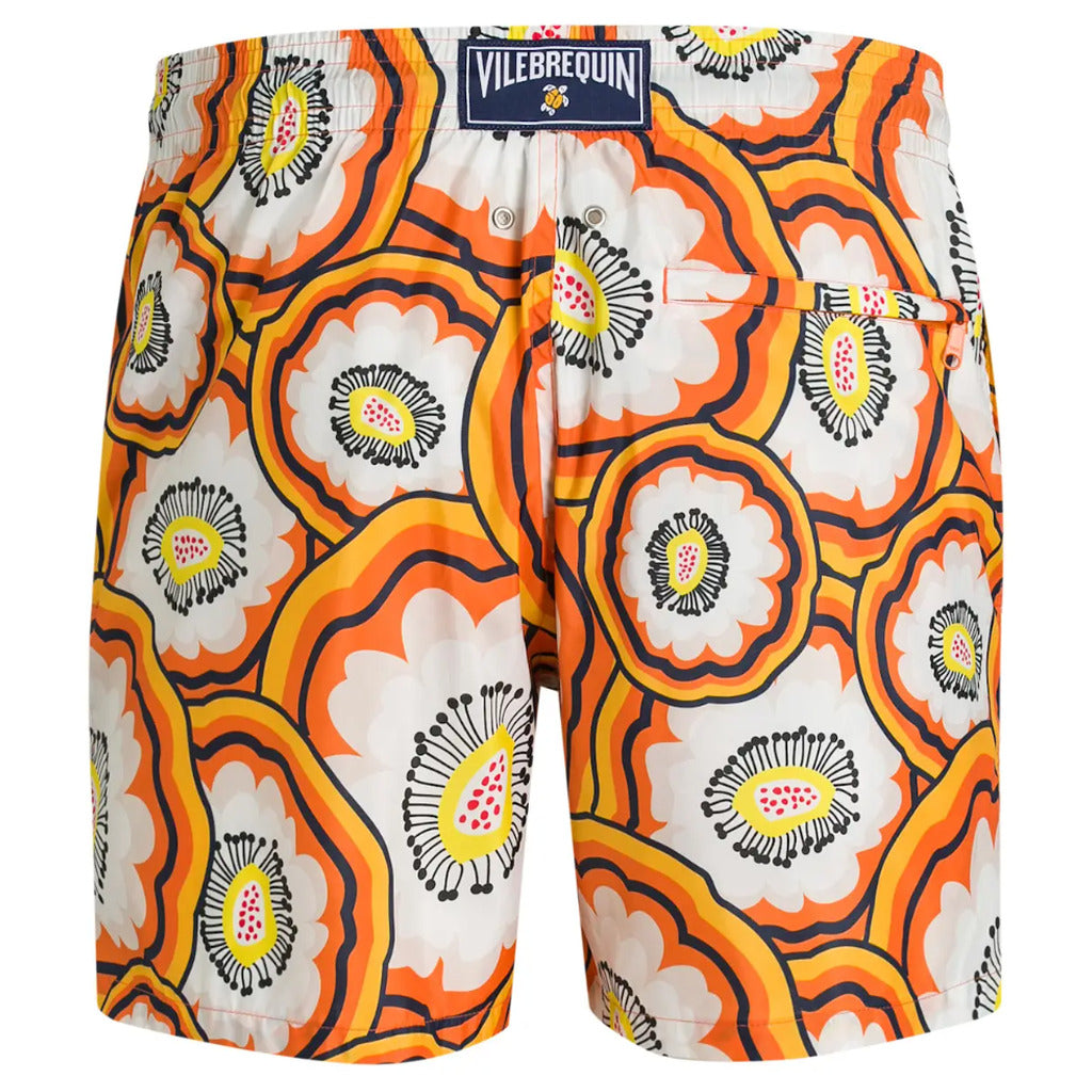 vilebrequin - Swim shorts orange flowers