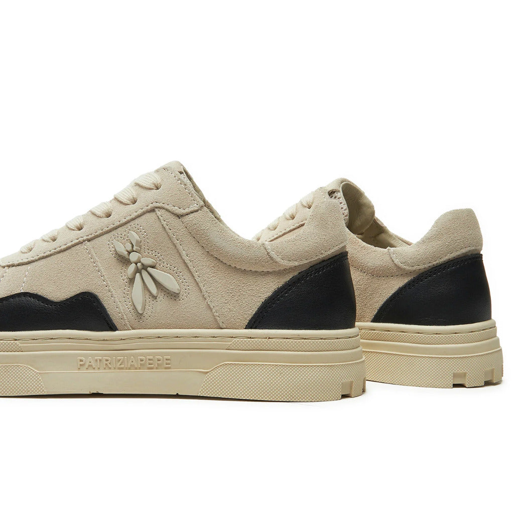 patrizia pepe - sneakers scamosciate beige