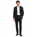 ermenegildo zegna tessuto - Completo lana gessato blu