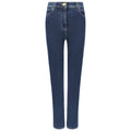 balmain - jeans high-waist regular blu