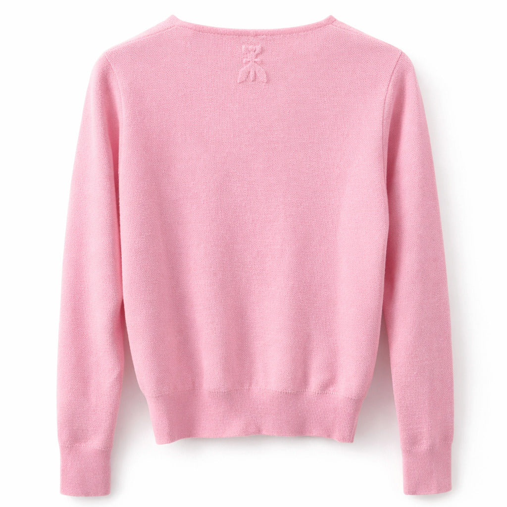 patrizia pepe - maglia rosa scollo V