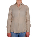 bagutta - camicia lino beige