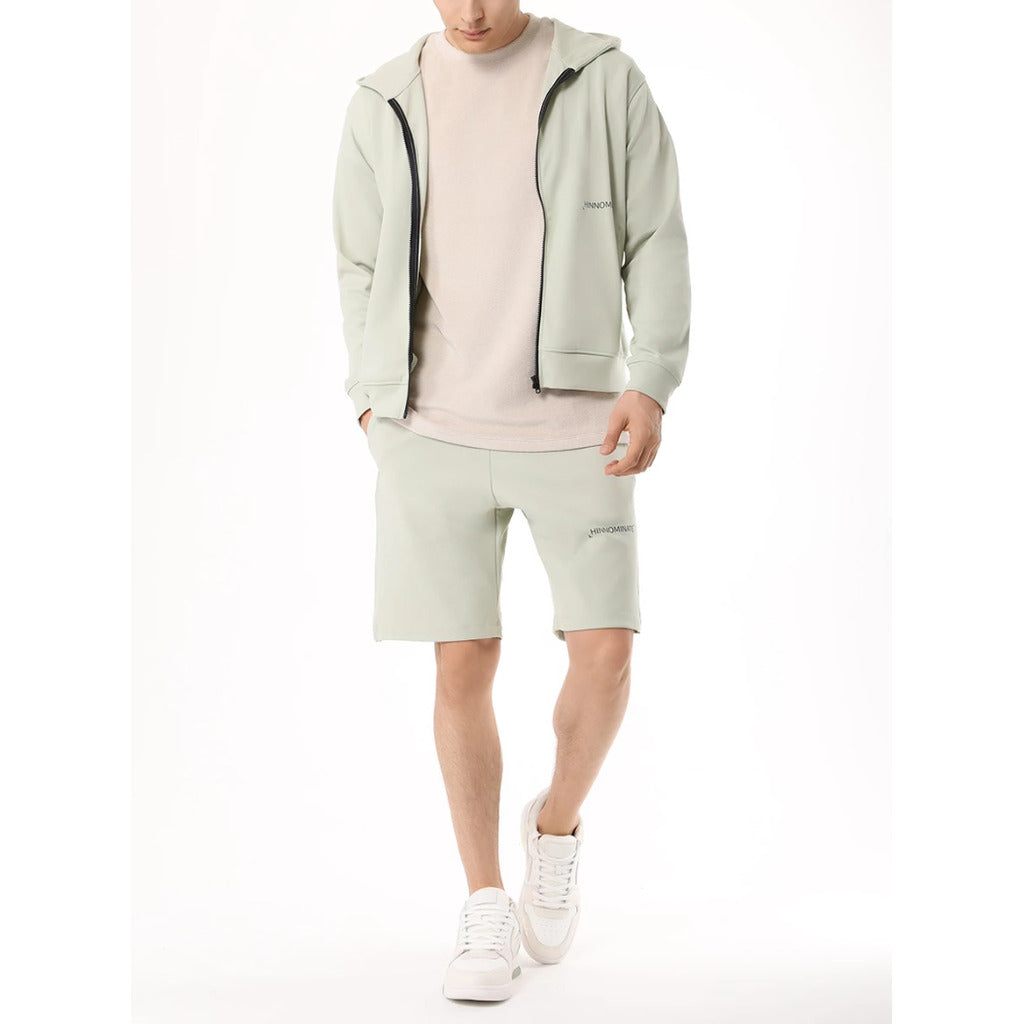 hinnominate - felpa cappuccio all-zip