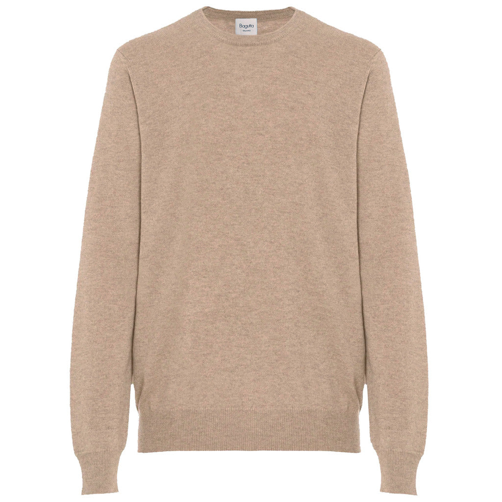 bagutta - girocollo finezza 16 beige