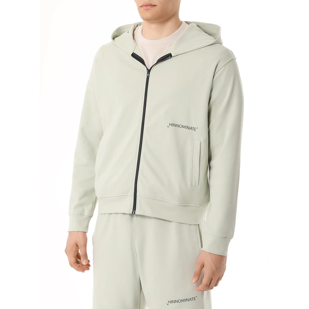 hinnominate - felpa cappuccio all-zip