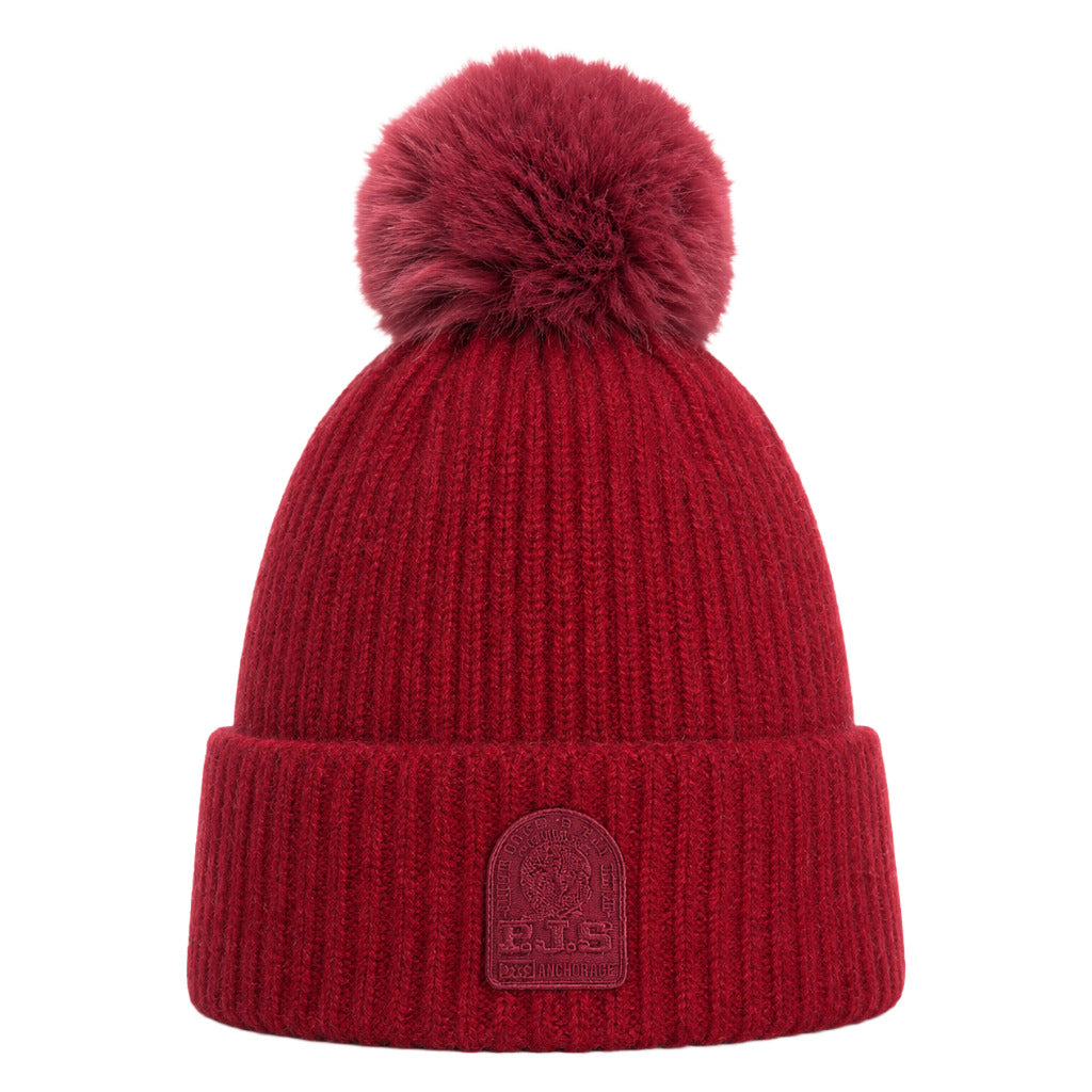 parajumpers - berretto alpaca pom pom