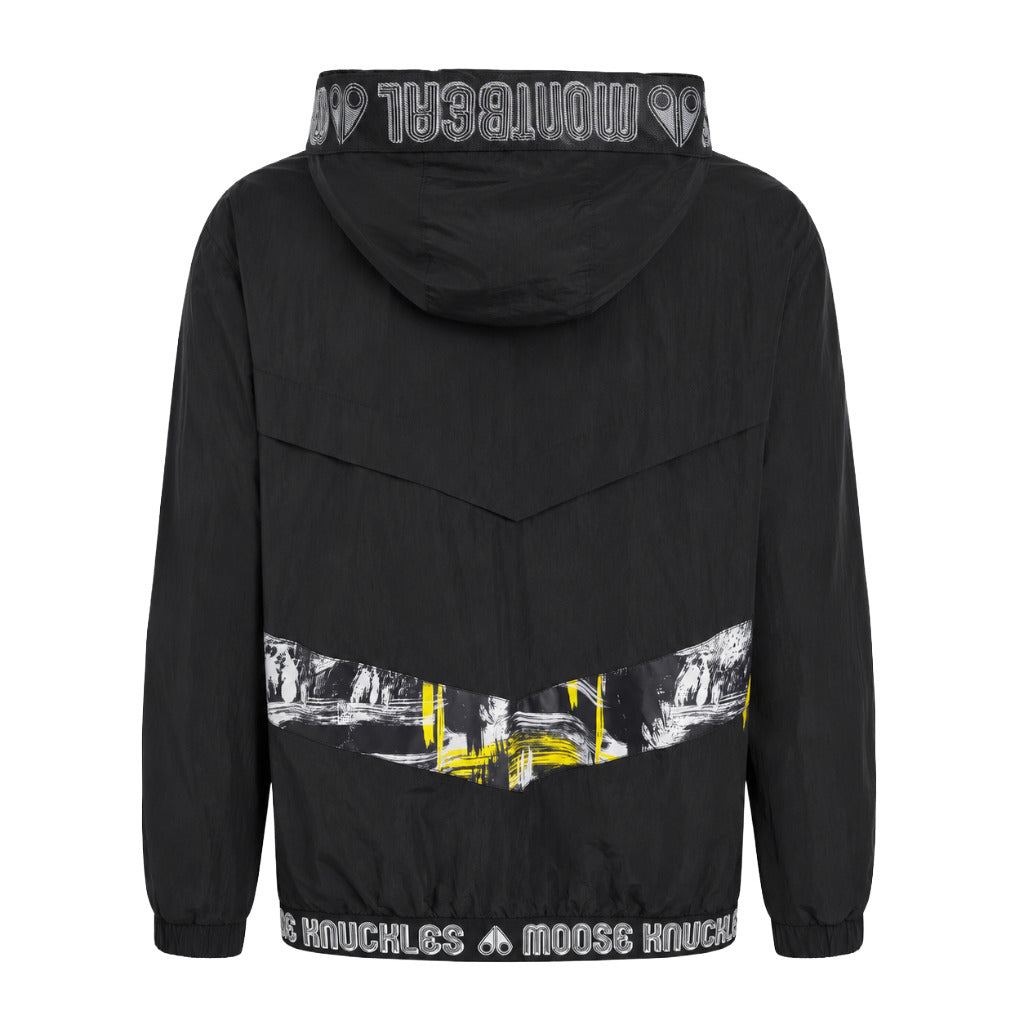 moose knuckles - giacca a vento nera