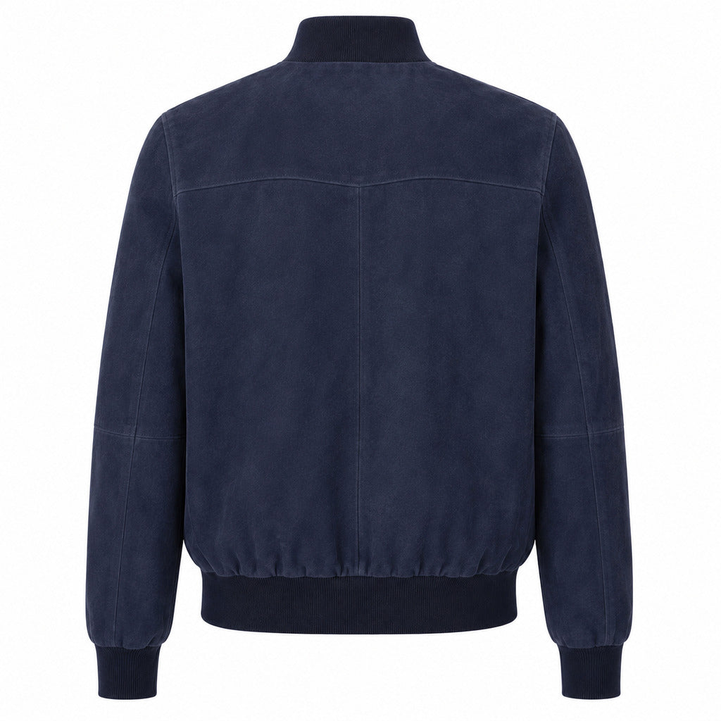 emilio romanelli - bomber reversibile blu