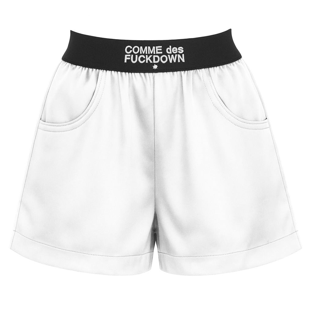 comme des fuckdown - shorts in modal bianchi