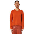 alpha studio - girocollo cashmere zucca