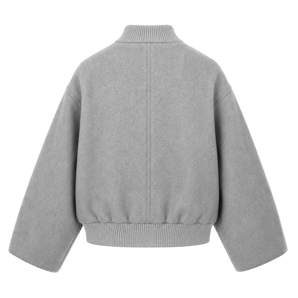 loro piana tessuto - bomber capolavoro grigio