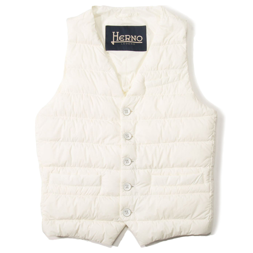 herno - gilet piumino bianco