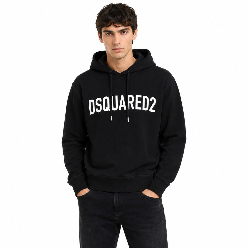 dsquared2 - Felpa con stampa logo