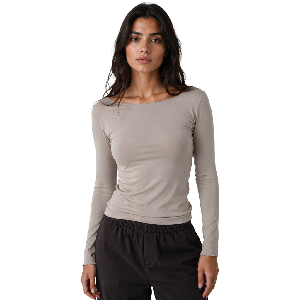 alpha studio - t-shirt maniche lunghe