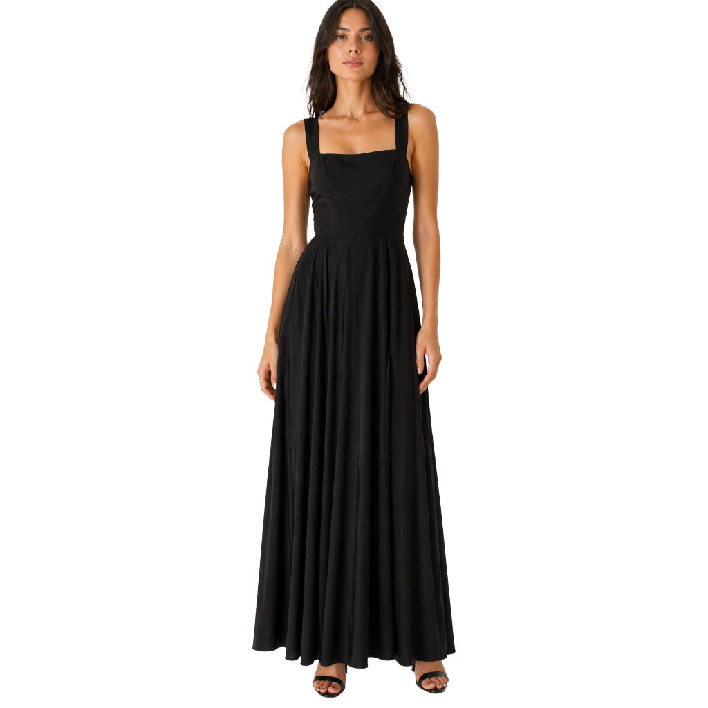 dolce & gabbana - abito lungo nero