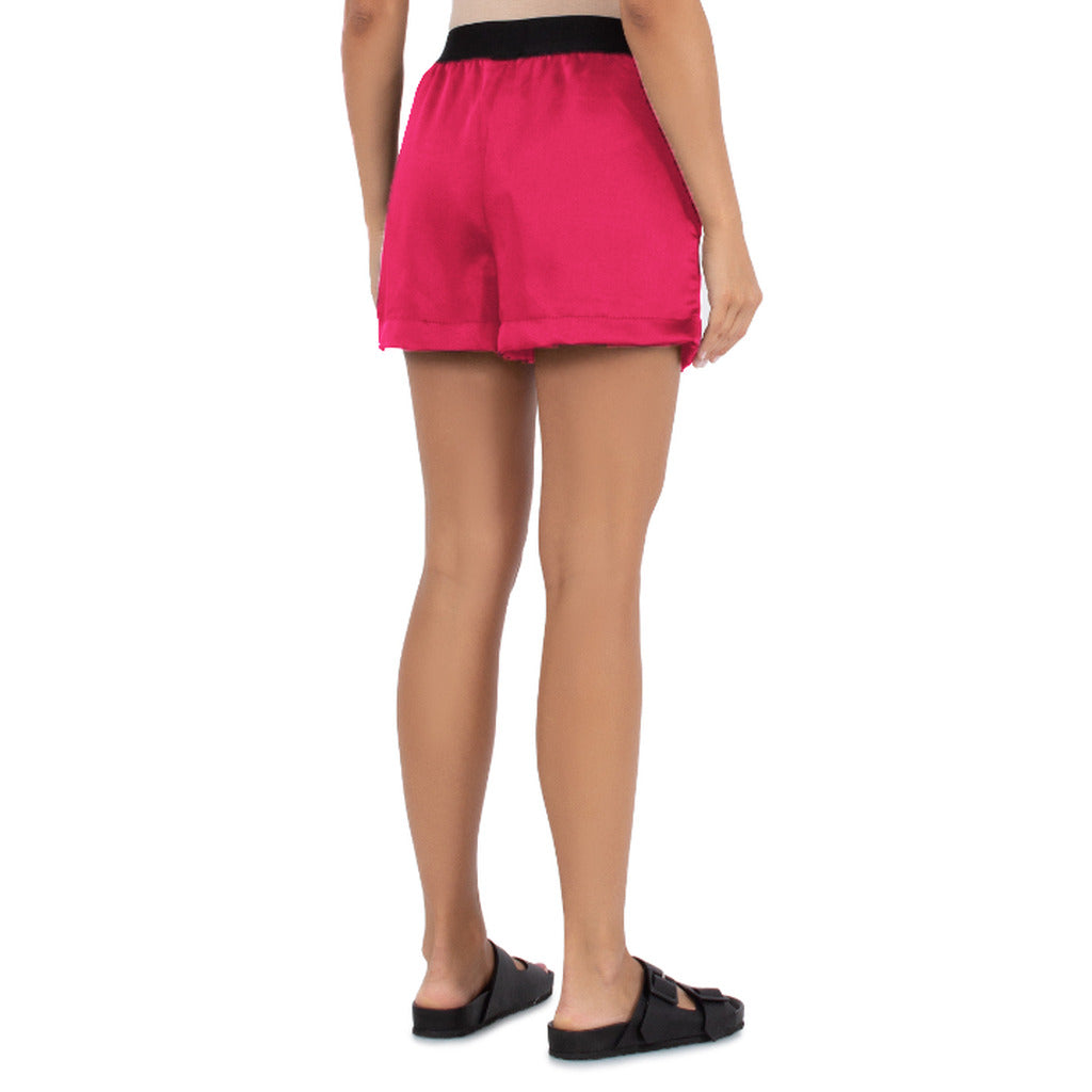 comme des fuckdown - shorts in raso fuxia