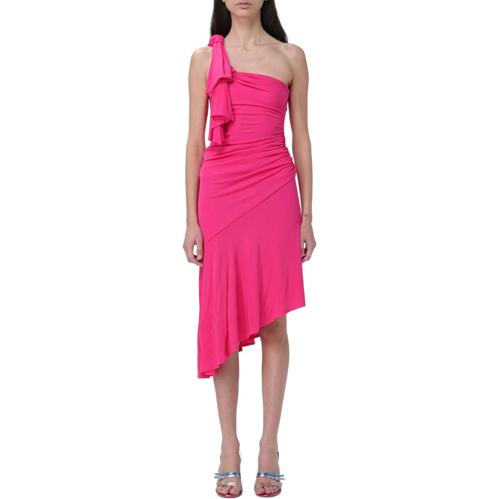 pinko - abito sagrantino fucsia