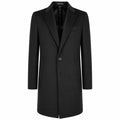 loro piana tessuto - cappotto capolavoro nero