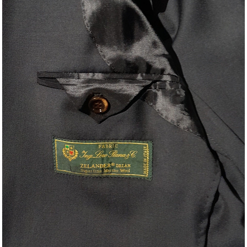 loro piana tessuto - completo lana blu