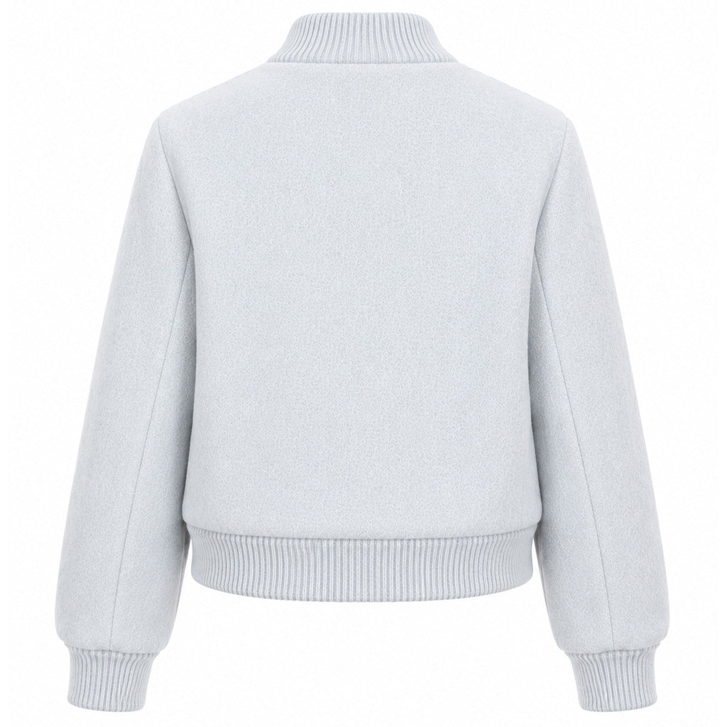 loro piana tessuto - bomber capolavoro ghiaccio