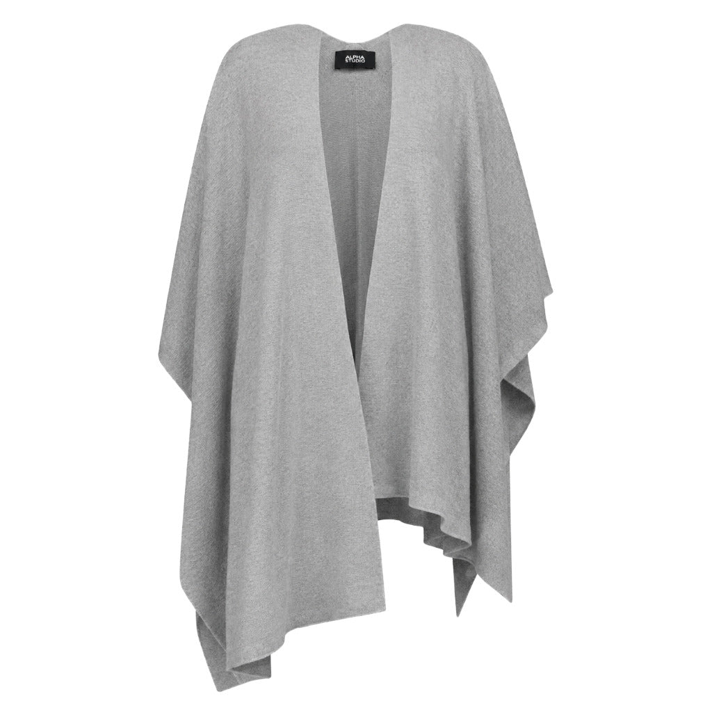 alpha studio - poncho flanella