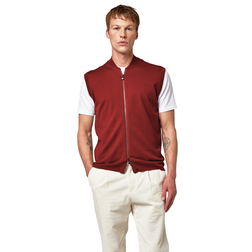 alpha studio - gilet bomber zip
