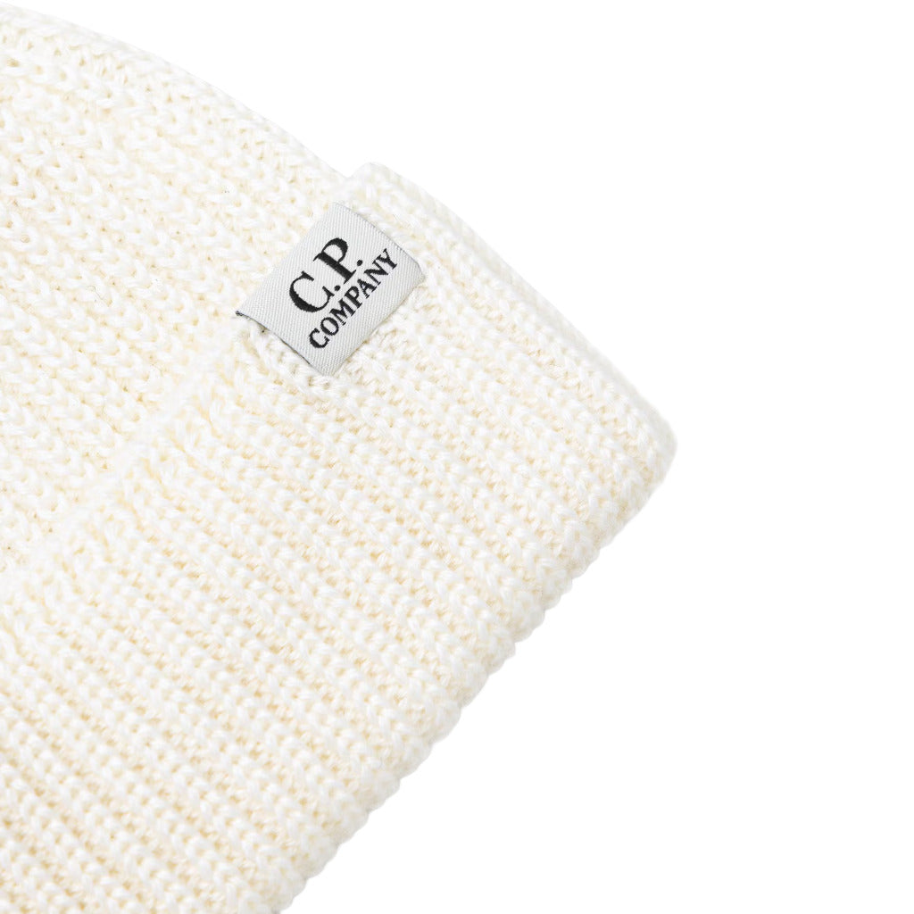 c.p. company - berretto unisex knit beige