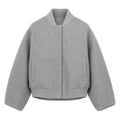 loro piana tessuto - bomber capolavoro grigio