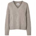 alpha studio - scollo v m/l boxy weaving