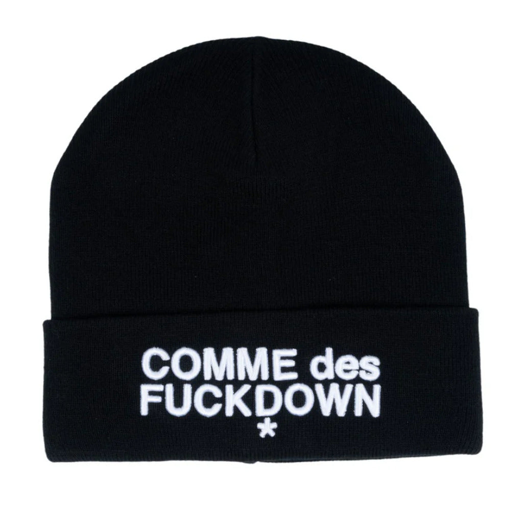comme des fuckdown - berretto maglia nero