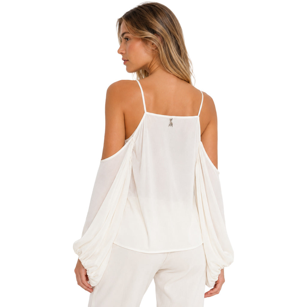 patrizia pepe - blusa bianca