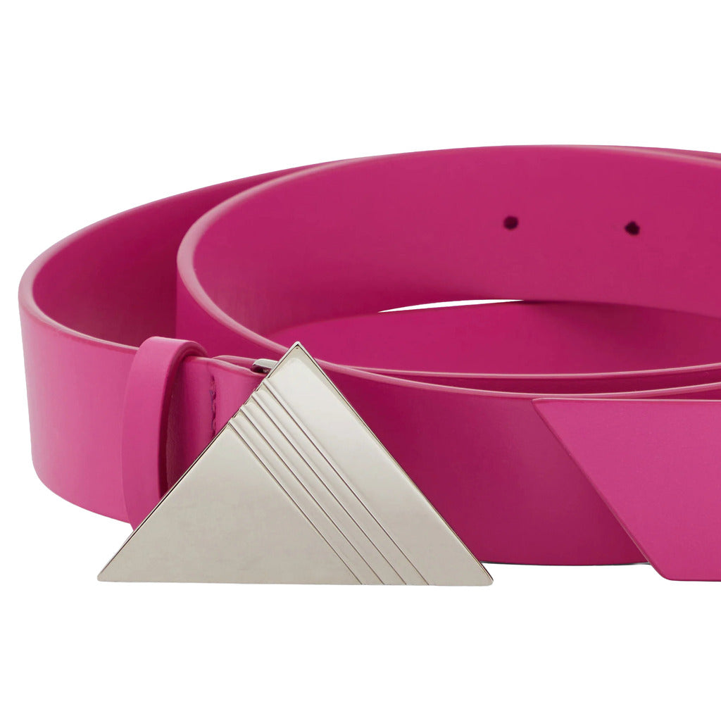 the attico - cintura in pelle fuxia
