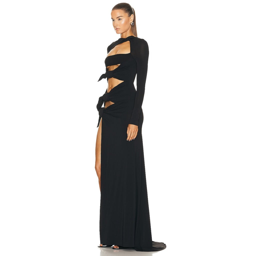 the attico - abito nero Candice