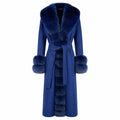 loro piana tessuto - cappotto pelliccia