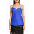 patrizia pepe - top smanicato blu