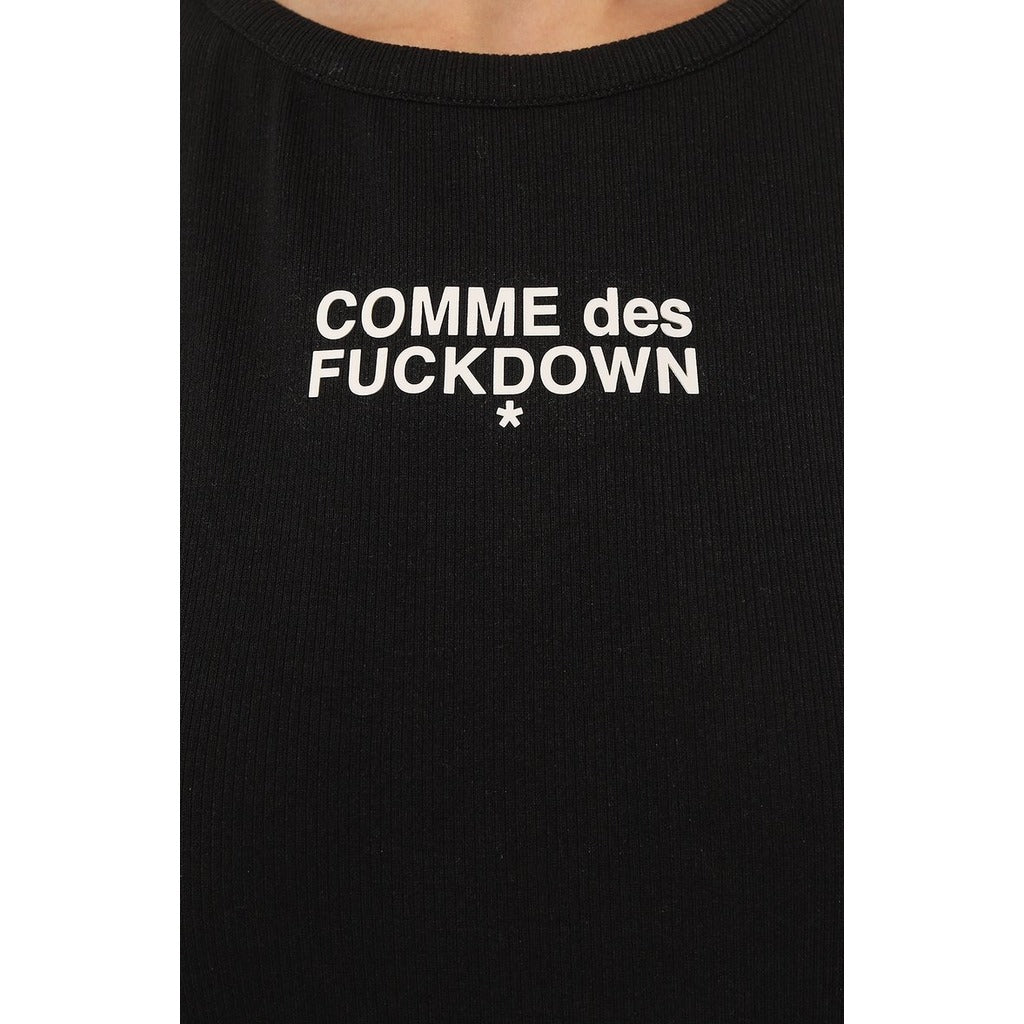 comme des fuckdown - canotta in costina nera