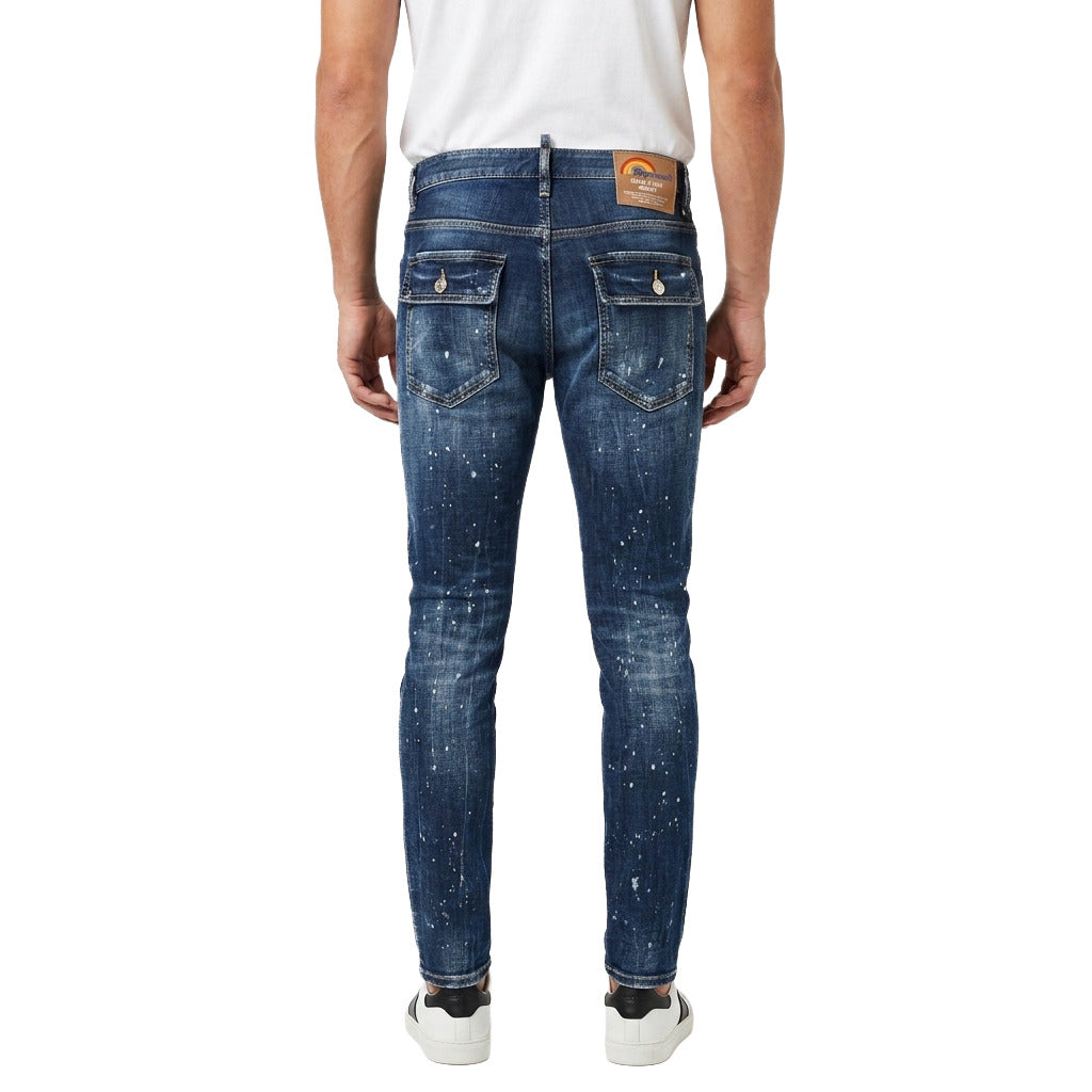 dsquared2 - denim effetto vernice