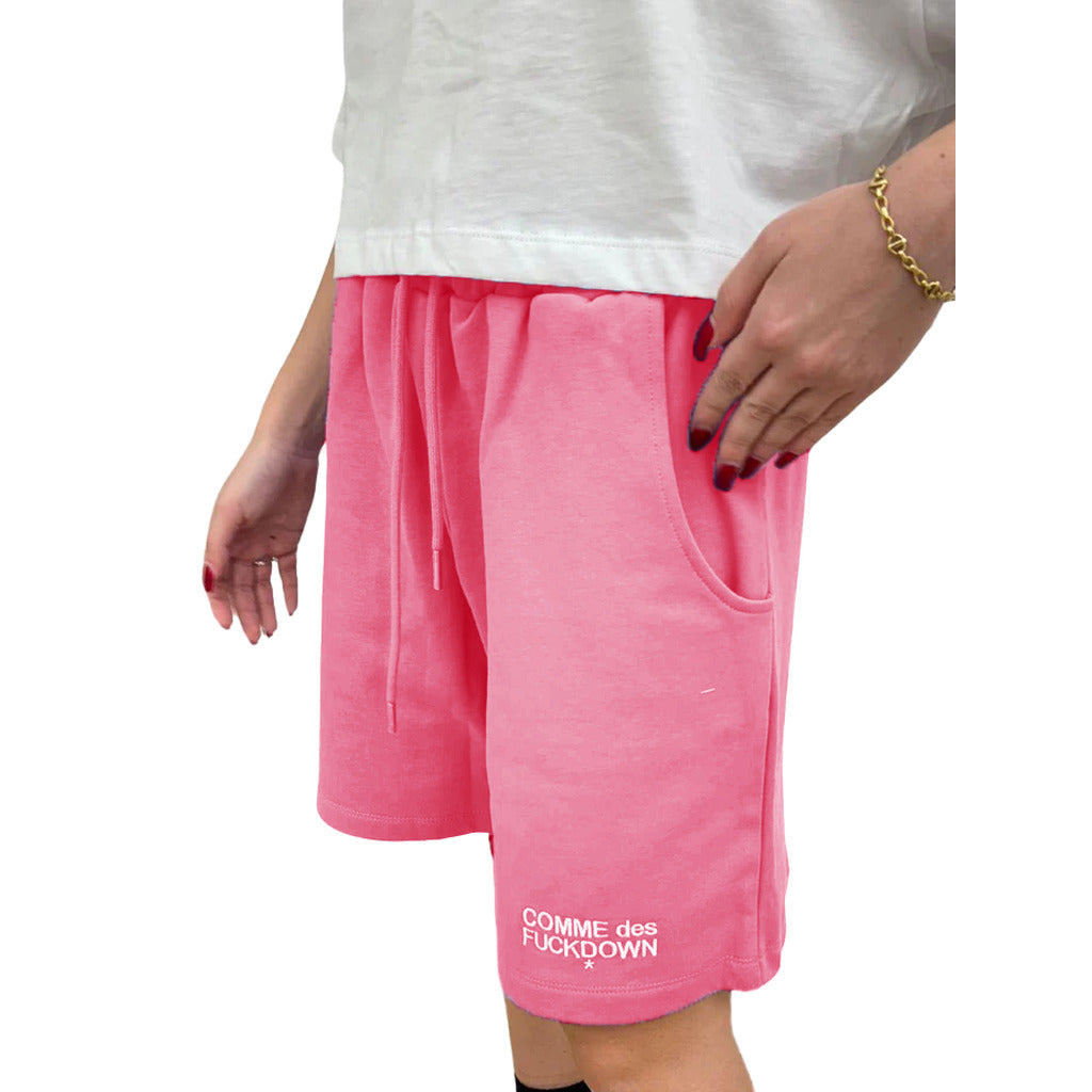 comme des fuckdown - shorts geranio ricamo logo