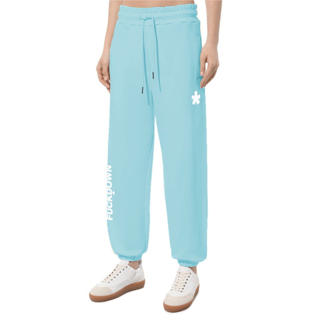 comme des fuckdown - pantaloni felpa azzurri