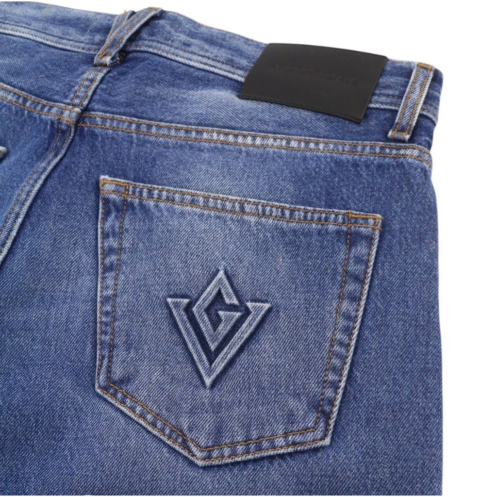 victory gate - denim slim fit indaco mid