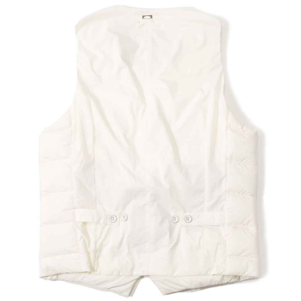 herno - gilet piumino bianco