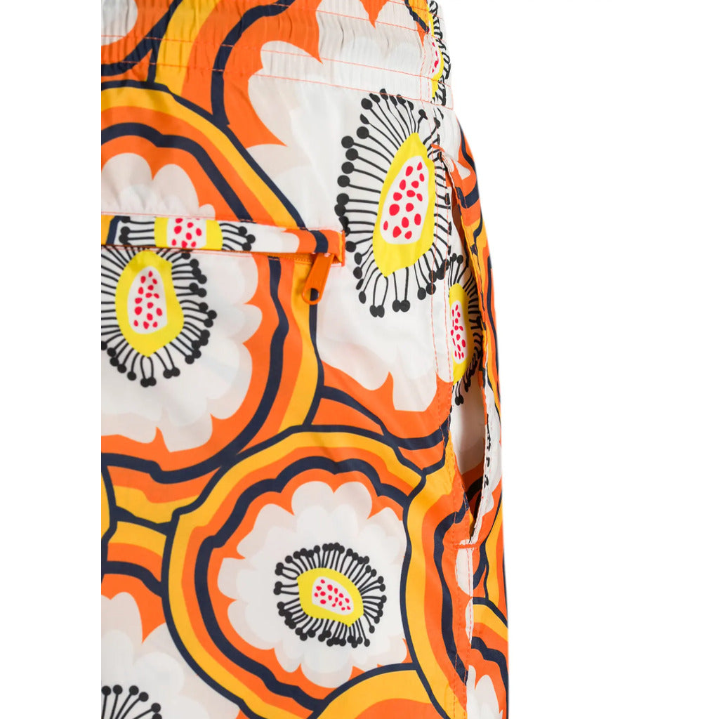 vilebrequin - Swim shorts orange flowers