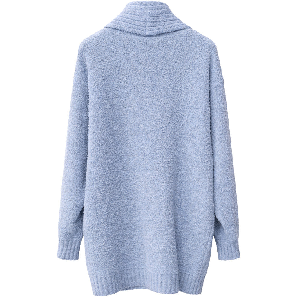 elisabetta franchi - cappotto blu doppio petto