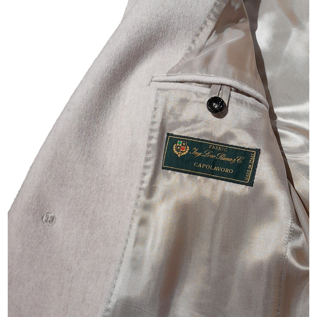 loro piana tessuto - cappotto capolavoro beige