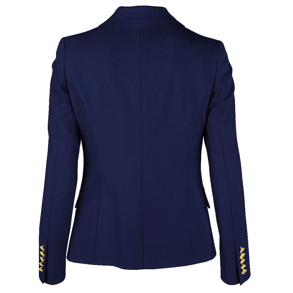 loro piana tessuto - giacca doppiopetto blu