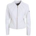 yes zee - giacca ecopelle bianco