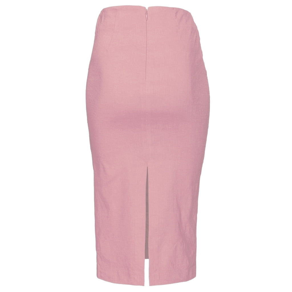 pinko - gonna grifone  rosa