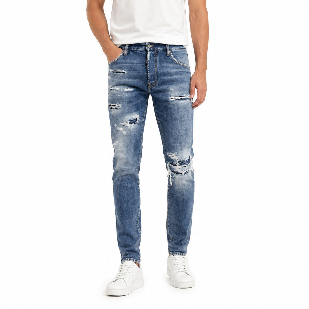 dsquared2 - denim con tagli