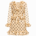 valentino garavani - Abito in seta a pois