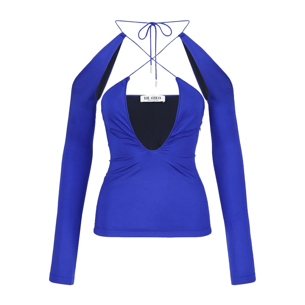the attico - top vivid blu